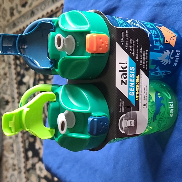 ZAK! GENESIS ANTIMICROBIAL 18OZ PACK WATER BOTTLES - Picture 2 of 3